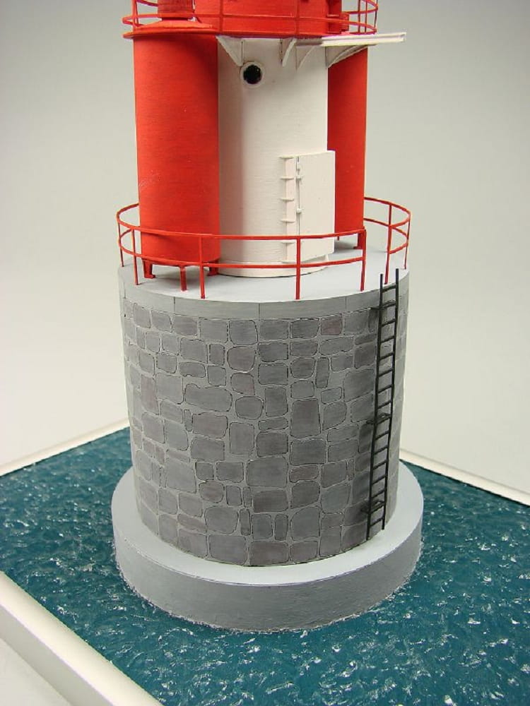 Shipyard Leuchtturm Vierendehlgrund Lighthouse Germany 1909 1:72 Laser Kartonbausatz