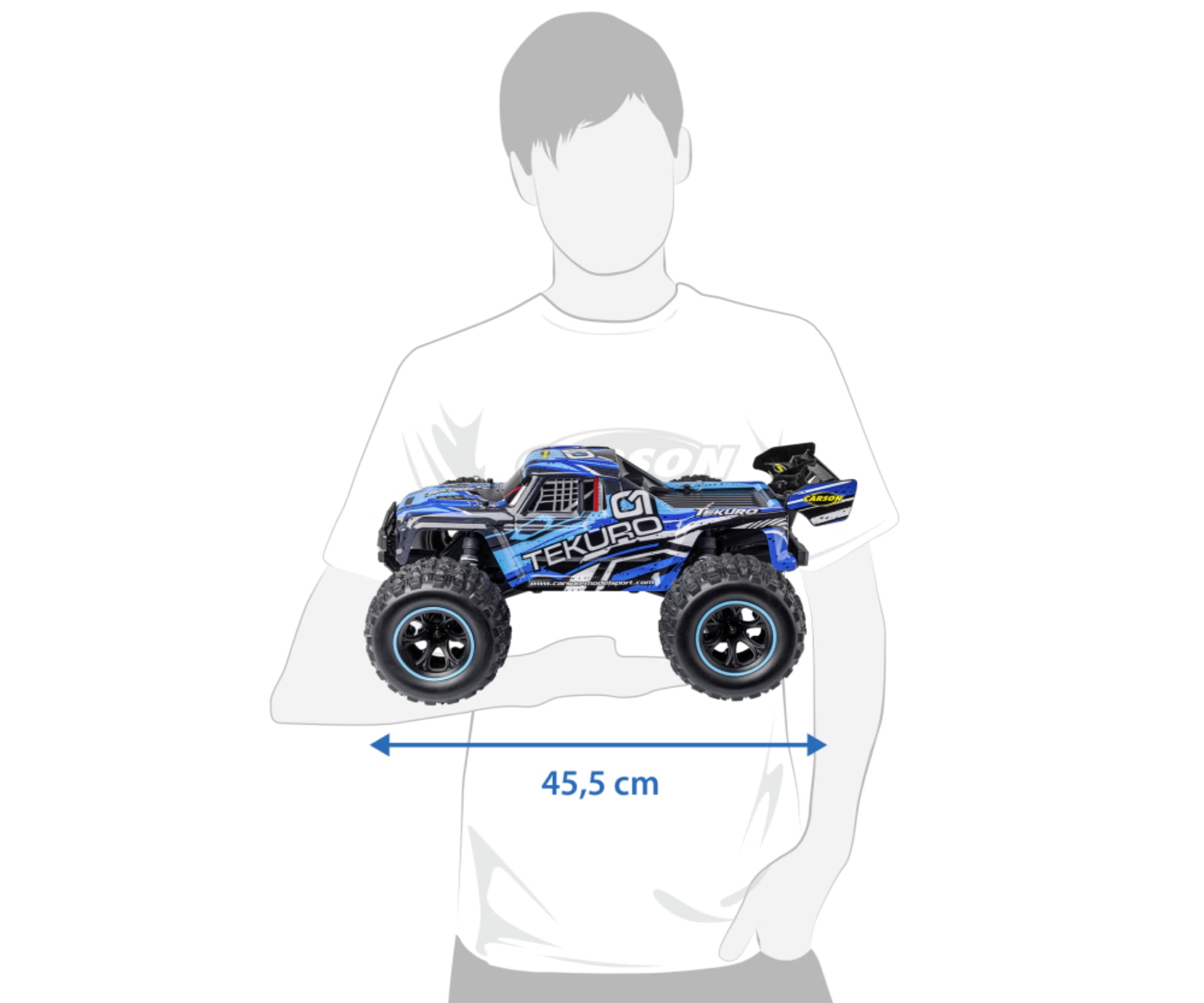 Carson XS Tekuro RC 1_10 4WD grau blau