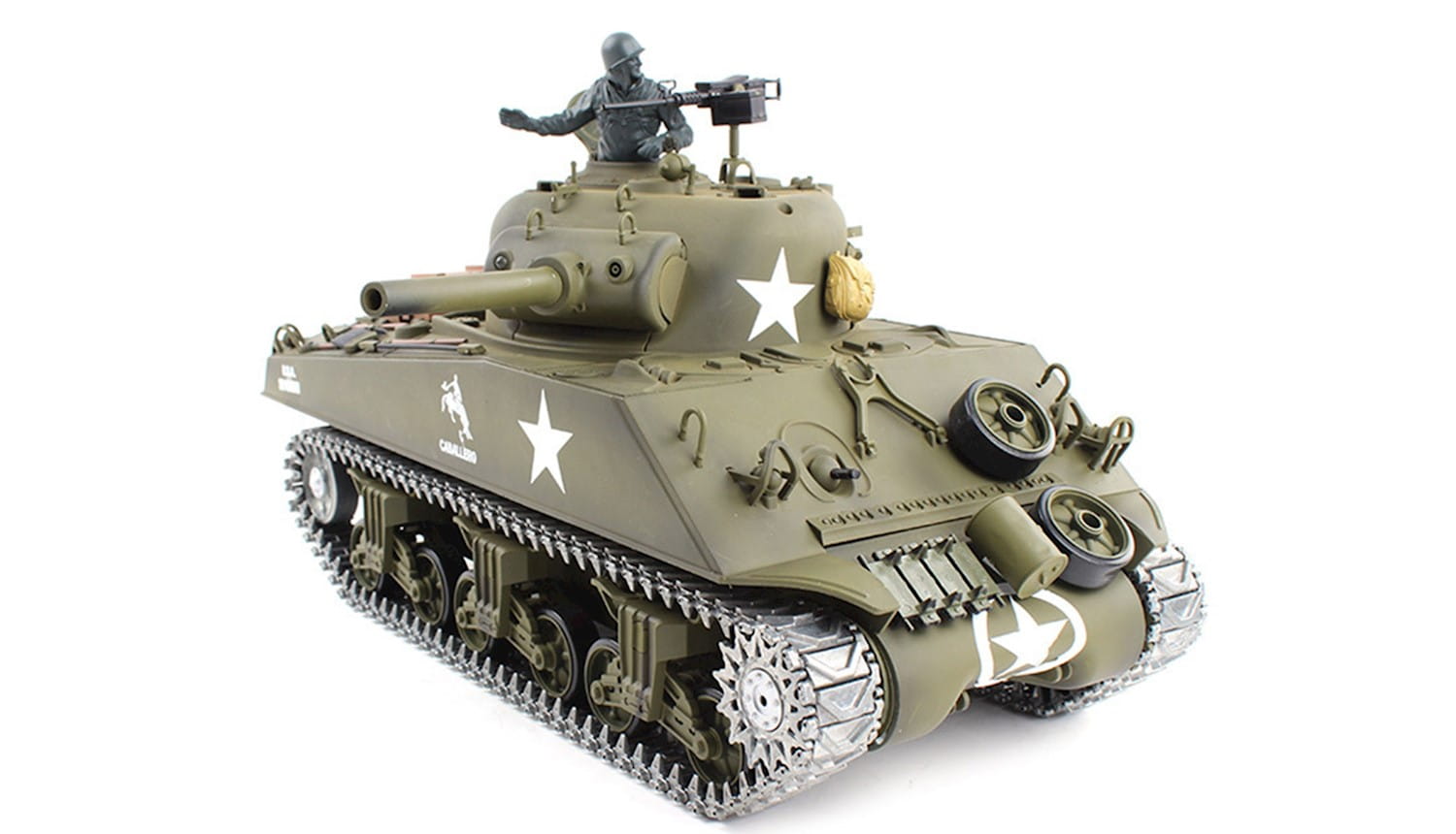 Amewi RC Panzer Sherman M4A3 1_16 Professional Line mit BB- _ IR-Schuss