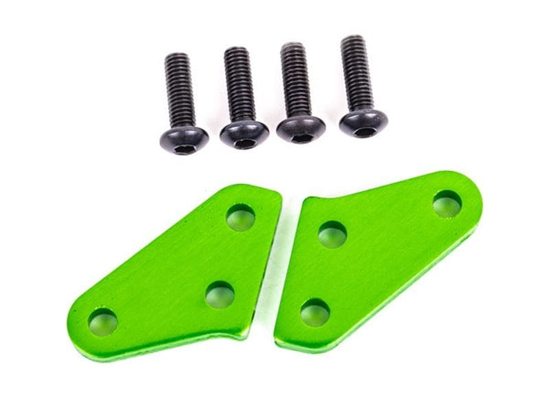 Traxxas Lenkhebel-Arm Alu gruen-Eloxiert _2_ fuer 9537 - 9637 - RC-Zubehoer