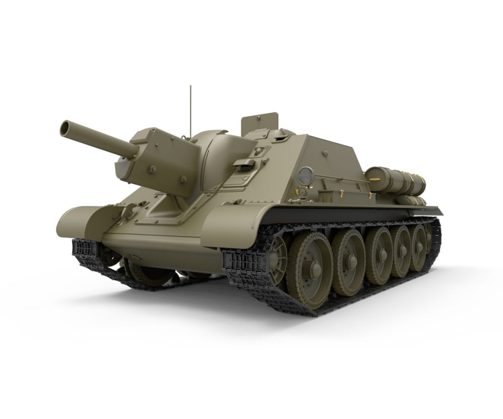 Plastikmodellbau von Miniart 1-35 su 122 mit prod m interieur