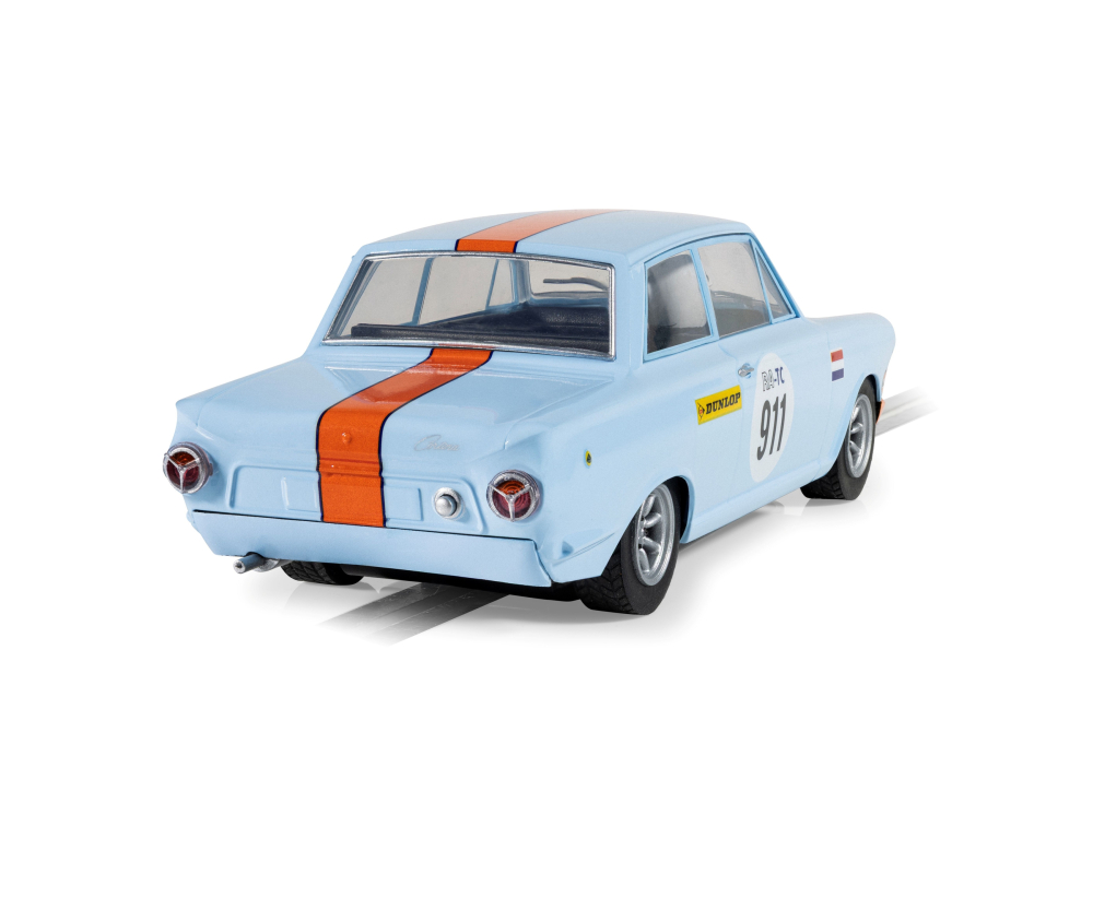 Scalextric 1_32 Ford Lotus Cortina Gulf Edition Slotcar