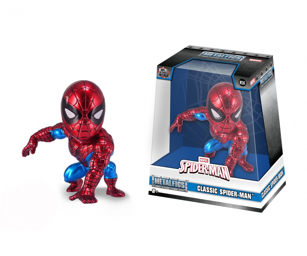 Jada Marvel 4" Classic Spiderman Figure