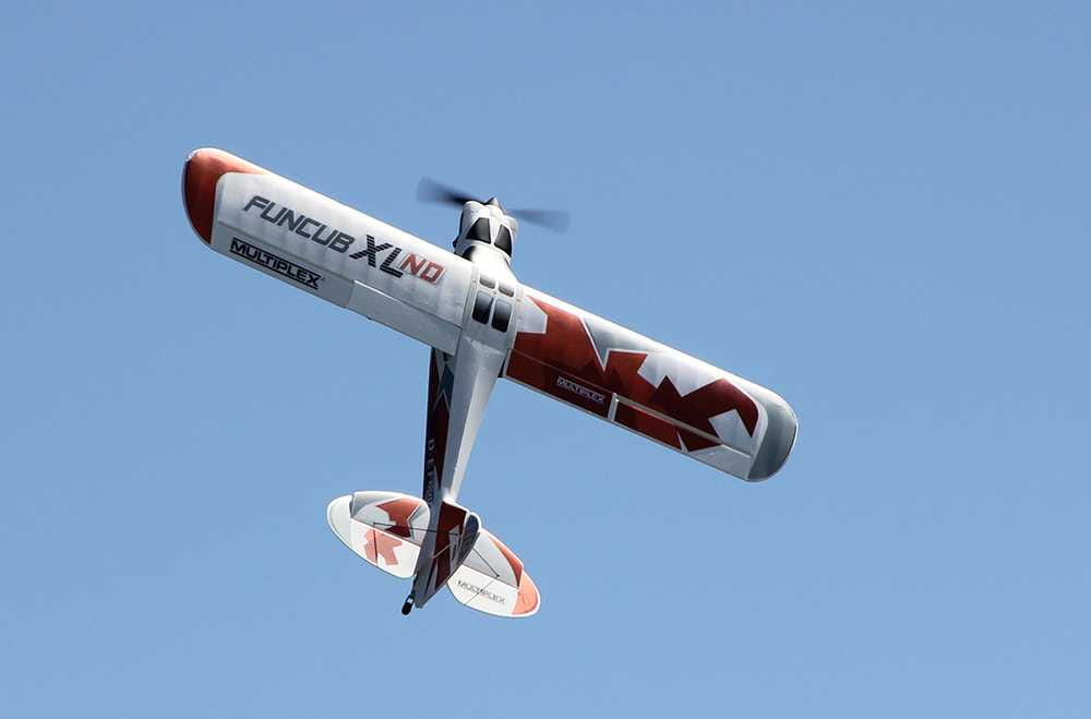 Multiplex RC Flugzeug BK FunCub XL ND Baukasten Multiplex RC Flugzeug BK FunCub XL ND Baukasten