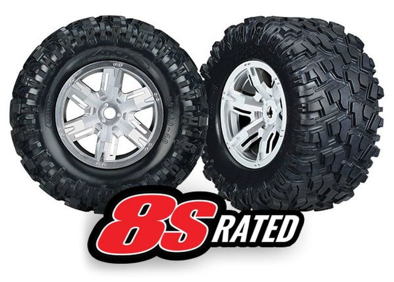 Traxxas Tires - wheels_ assembled_ glued  _left - right_ _2_ - RC-Zubehoer