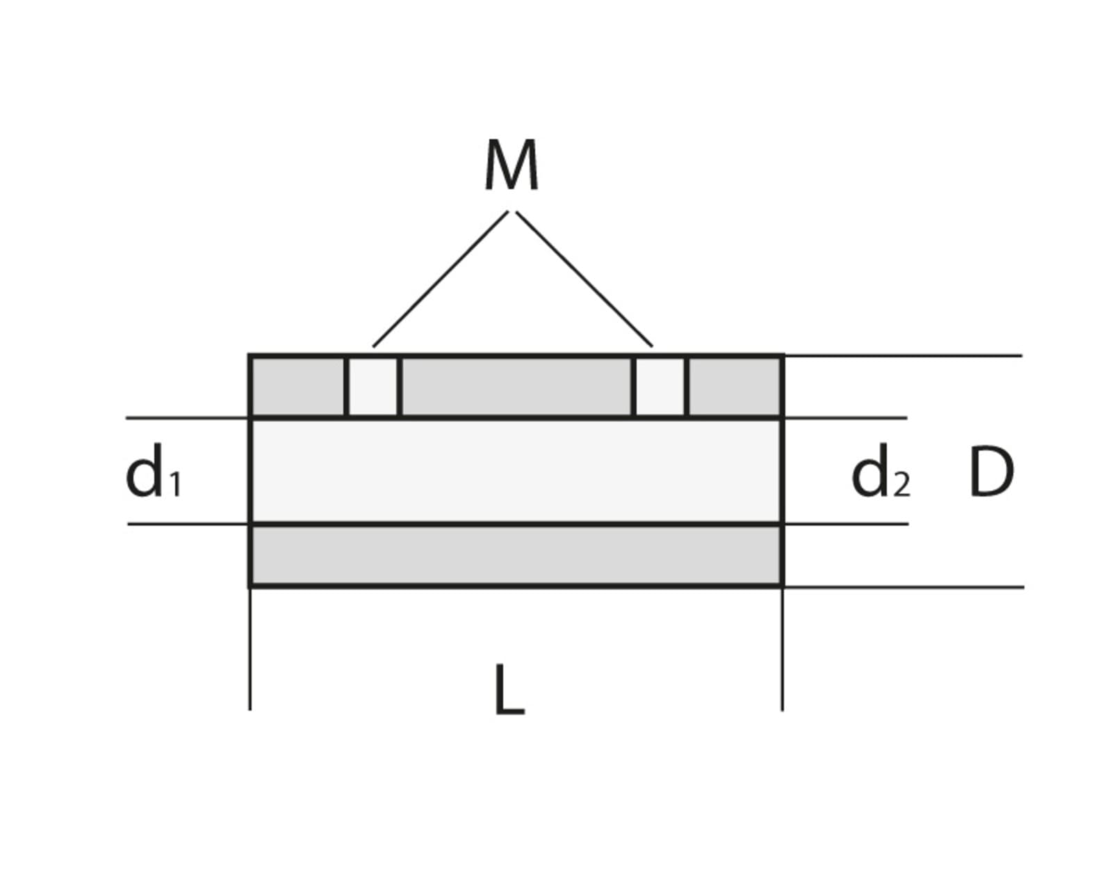 Krick Wellenkupplung 6_4mm L=30 mm - RC-Zubehoer