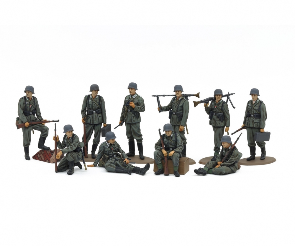 Tamiya 1_48 Fig_-Set Dt. Infanterie _10_ - RC-Zubehoer