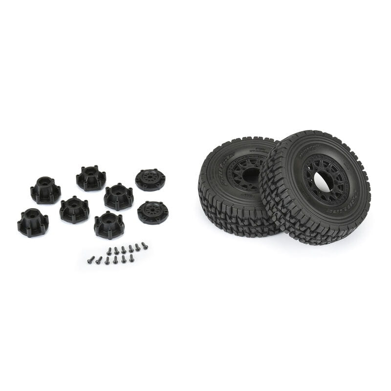 Proline 1_10 Mirage TT F_R 2_2_3.0 12mm - 14mm Black Raid Felgen _2_ - RC-Zubehoer