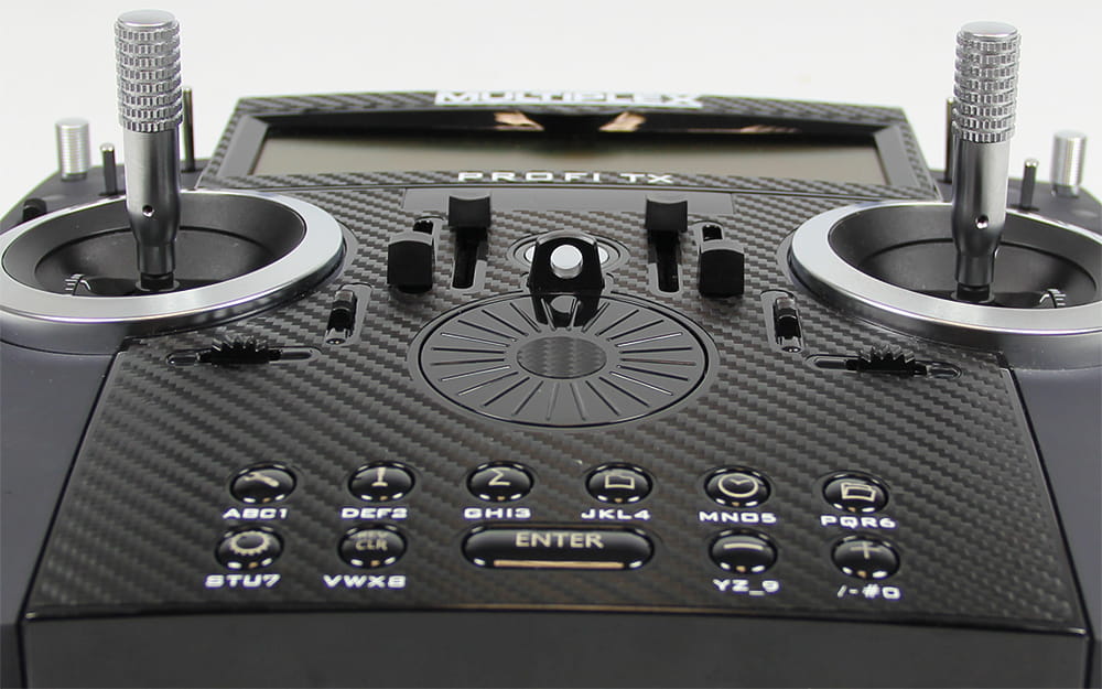 Multiplex Dekorbogen PROFI TX carbon schwarz - RC-Zubehoer