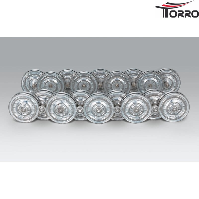 Torro Metall Spaete Laufrollen fuer Panzer Tiger I - RC-Zubehoer