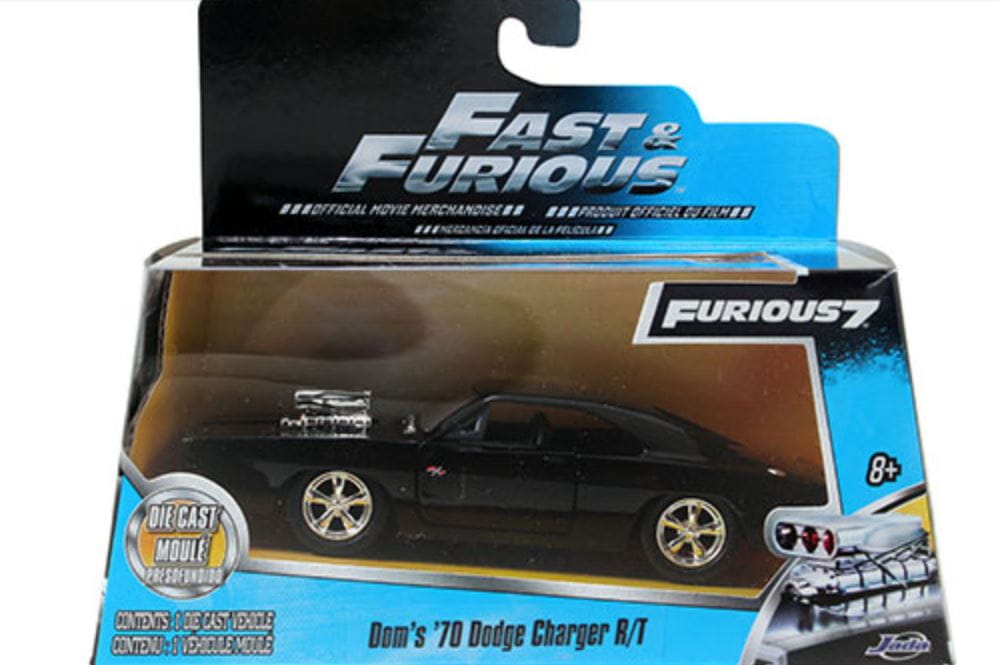 Jadatoys 1970 Dodge Charger R/T Fast & Furious 7 1:32 Modellauto