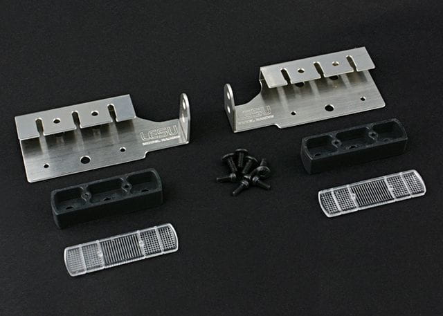 Lesu 1_14 Ruecklicht-Halter mit Rueckleuchten - RC-Zubehoer