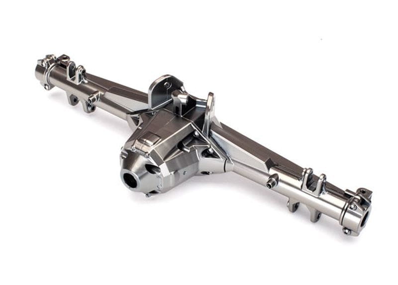 Traxxas Achs-Gehaeuse hinten_ Diff-carrier satin schwarz chrome - RC-Zubehoer