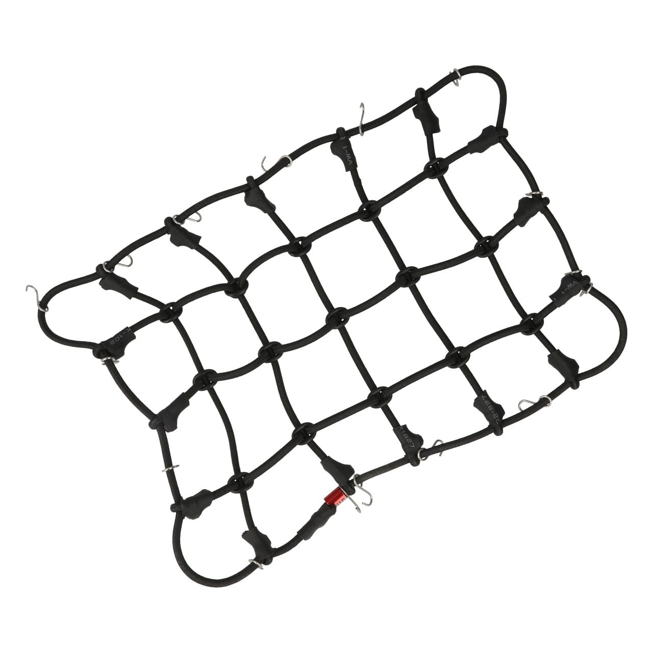 Robitronic Gepaecknetz mit Haken Schwarz _190mm x 120mm_ - RC-Zubehoer