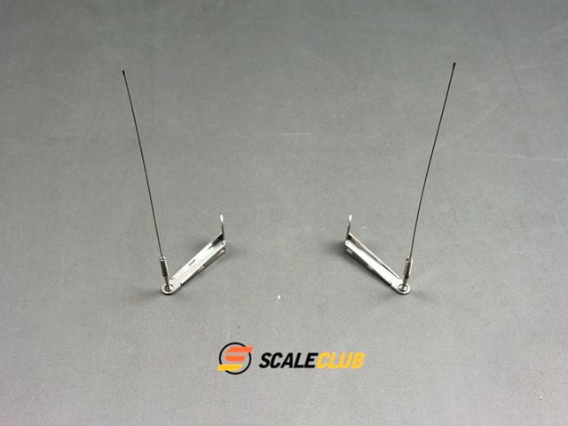 ScaleClub Spiegelantenne mit Halter rechts aus V2A für Scania