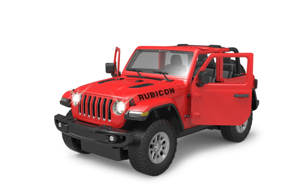 Jamara RC Jeep Wrangler JL 1:14 Tür manuell rot 2,4G B