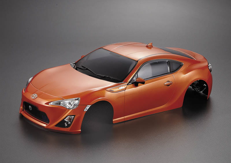 Killerbody Toyota 86  195mm Metallic Orange lackiert_ RTU all-in - RC-Zubehoer