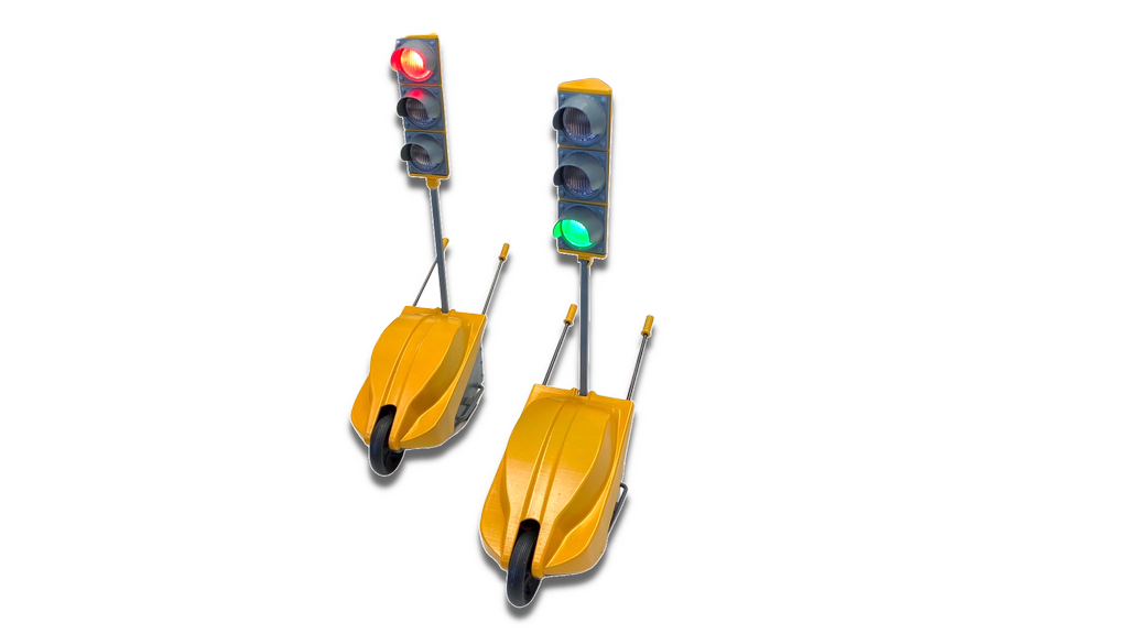 Thicon 1:14 Baustellen-Ampel-Set gelb mit Funk
