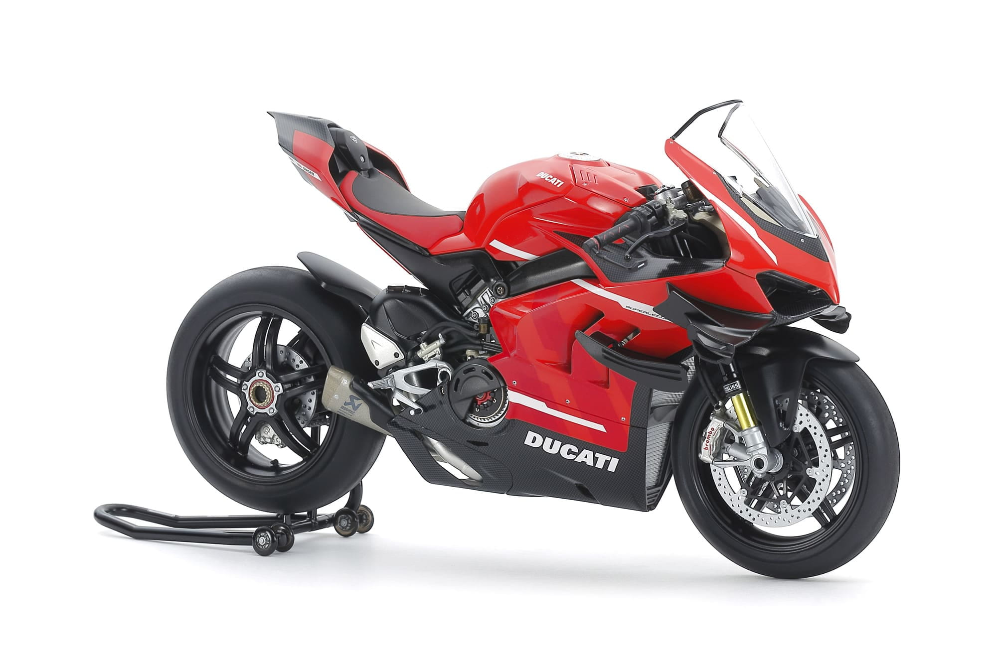 Tamiya Ducati Superleggera V4 1_12 mit Racing Kit Tamiya 1_12 Ducati Superleggera V4 mit Racing Kit Modellbausatz