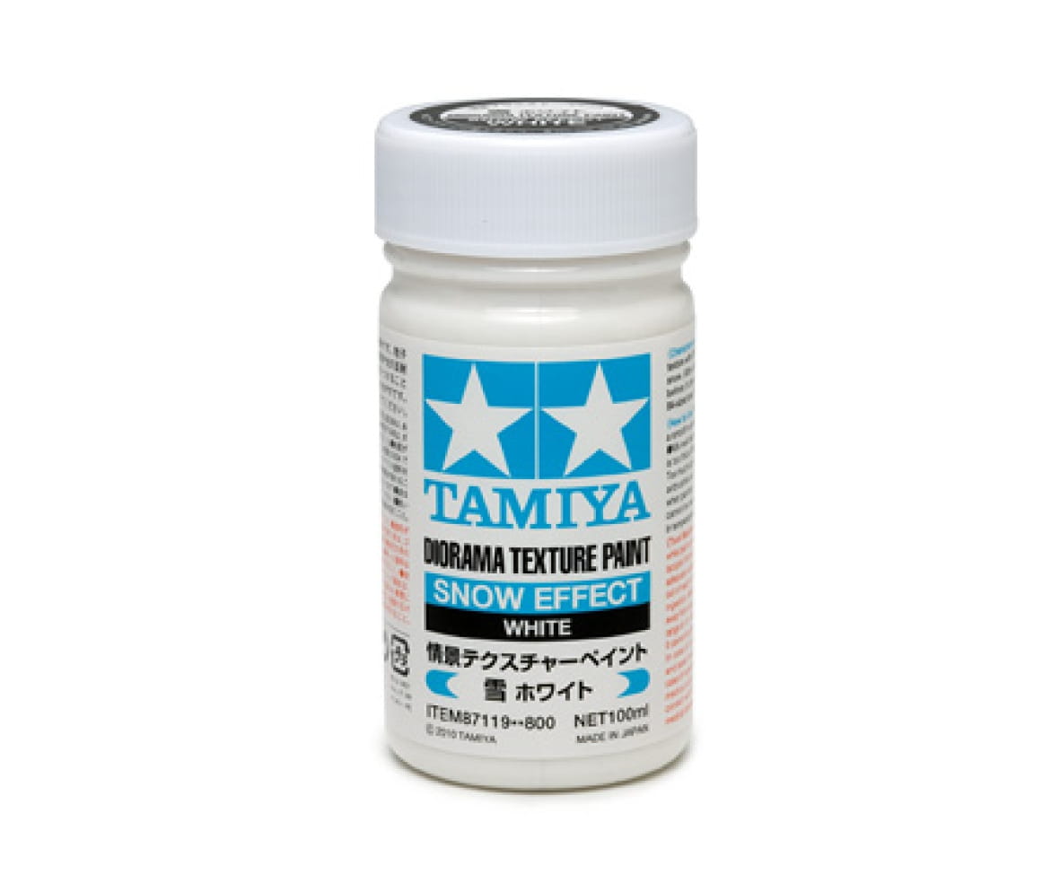 Tamiya Texturfarbe Schnee/Weiss 100ml Diorama