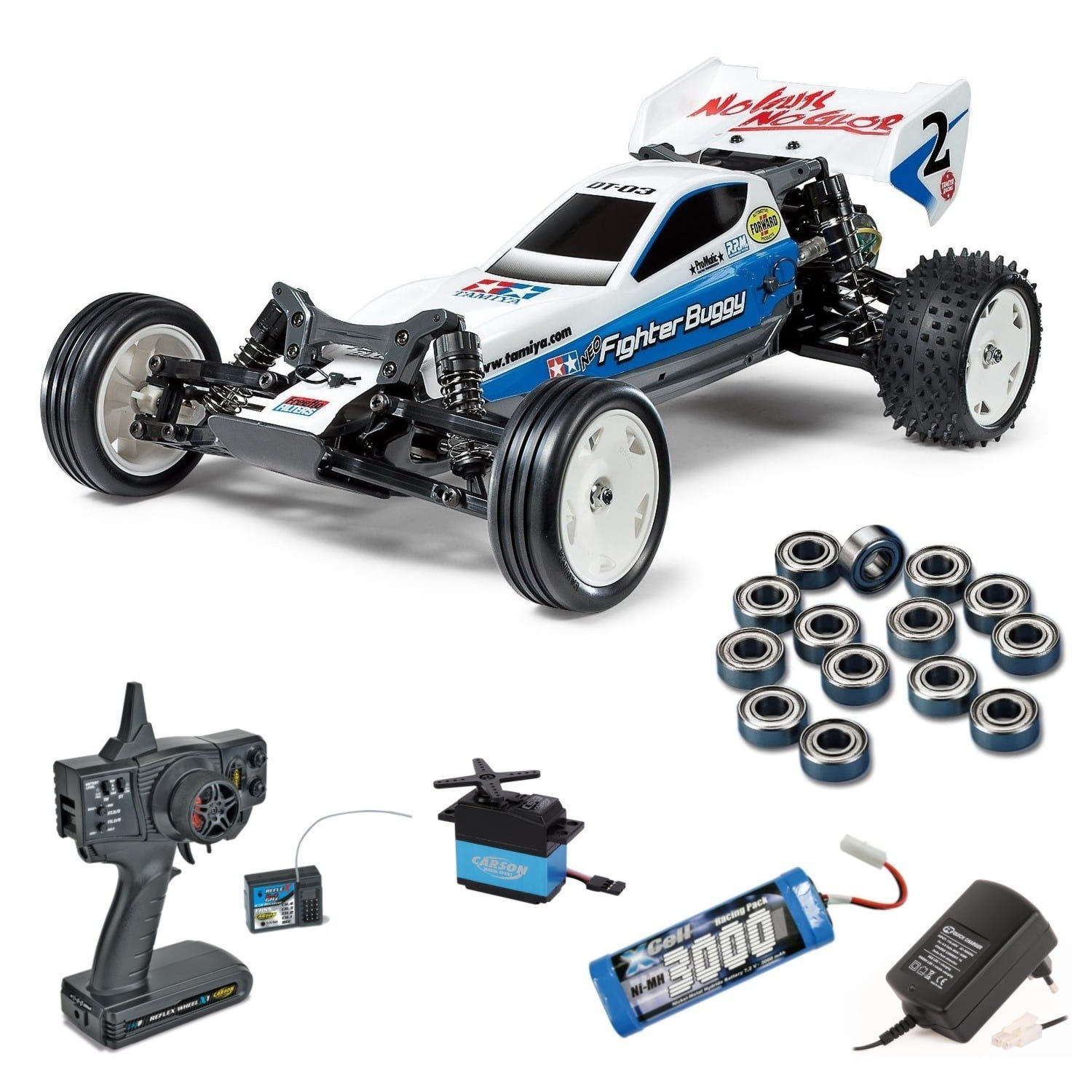 Tamiya Neo Fighter Buggy Komplettset 1 zu 10