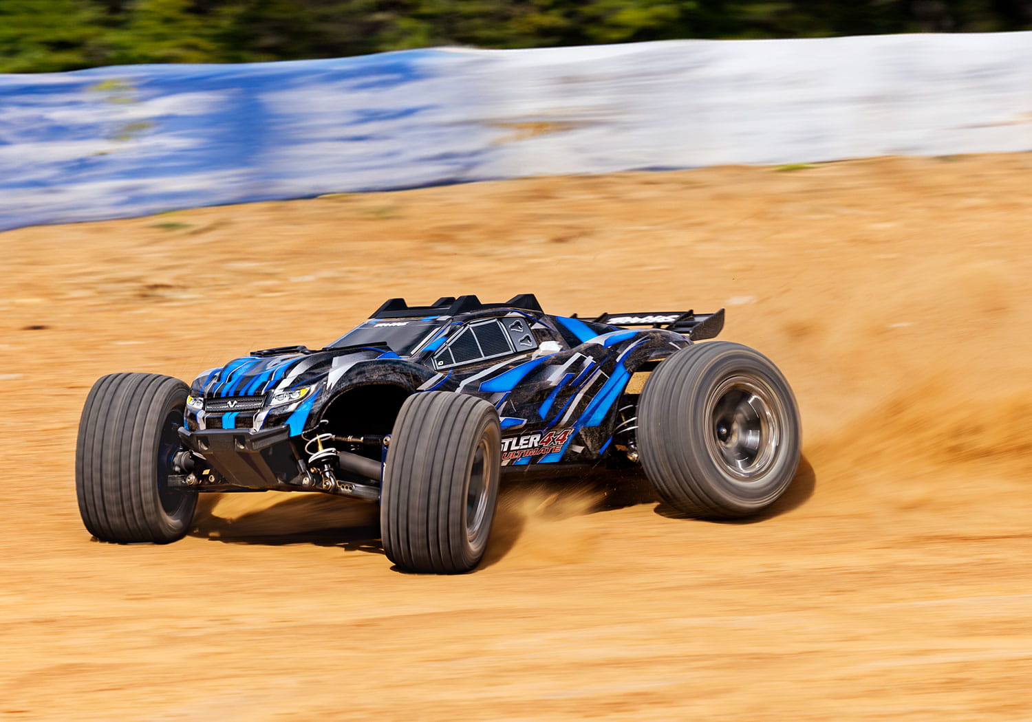 Traxxas Rustler 4x4 VXL Ultimate Stadium Truck blau 1_10