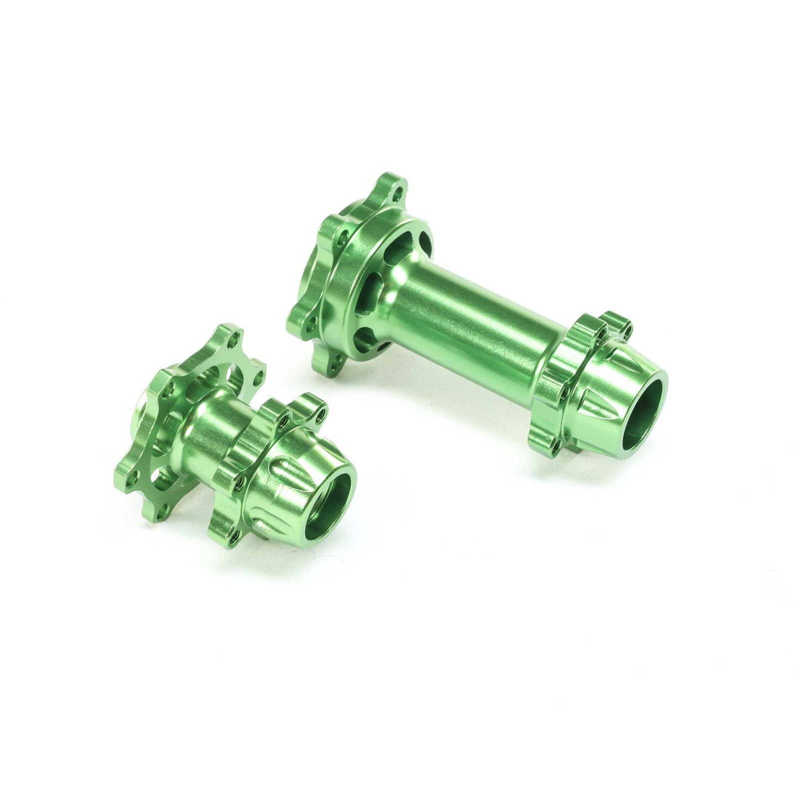 Losi Aluminum Hub Set Machined Green_ Promoto-MX - RC-Zubehoer