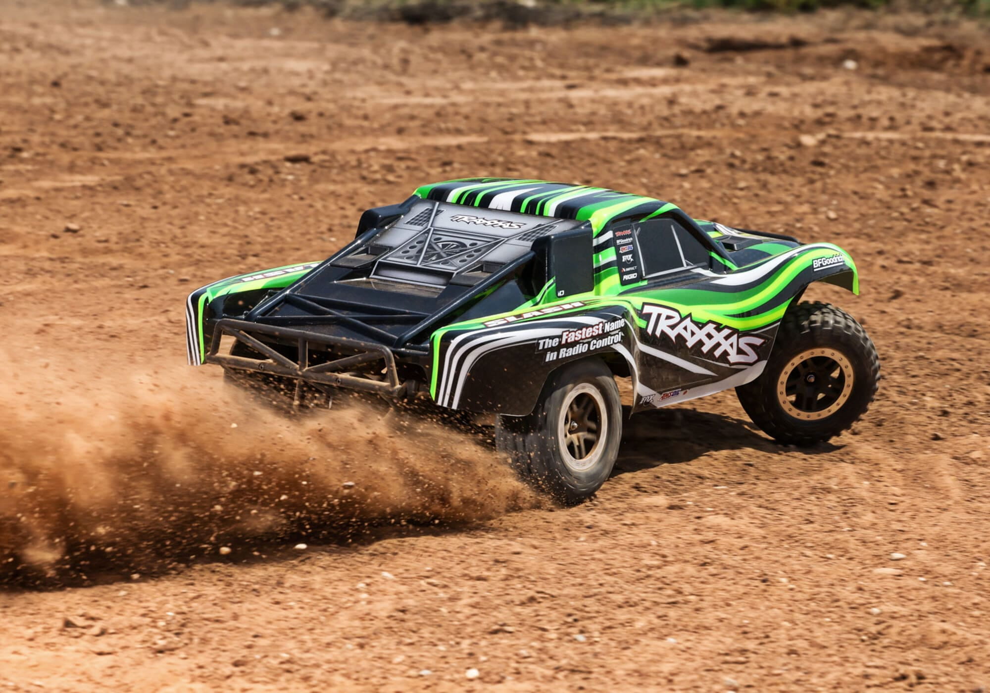 Traxxas Slash 2WD Brushed RC Short Course Truck 1_10 gruen RTR 58234-8