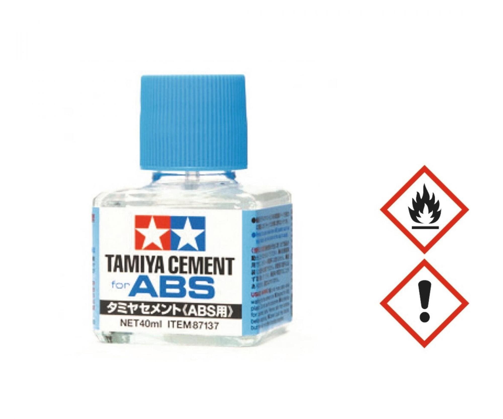 Tamiya ABS Plastikkleber 40ml - Hochwertiger Kleber fuer ABS-Kunststoffteile