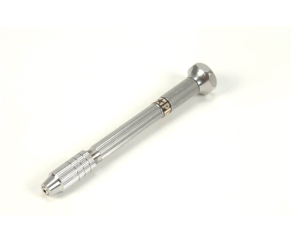 Tamiya Handbohrer 0_1-3_2 mm Aufnahme fuer praezises Bohren im Modellbau