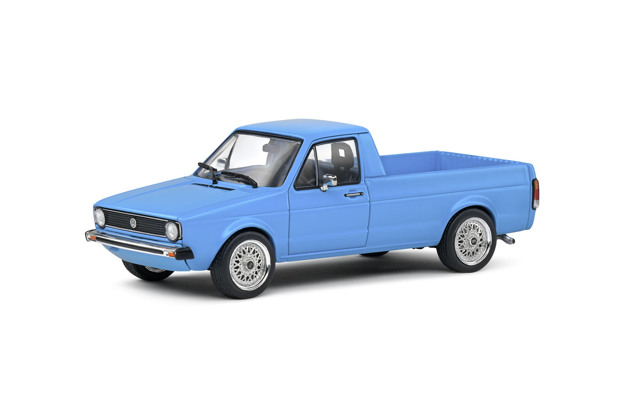 Solido 1_43 VW Caddy Pick Up Miami Blue Modellauto 1990