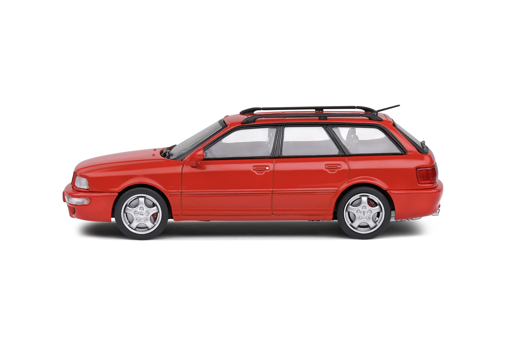 Solido 1_43 Audi RS2 Avant Modell 1995 Lazer Red Detailgetreue Nachbildung