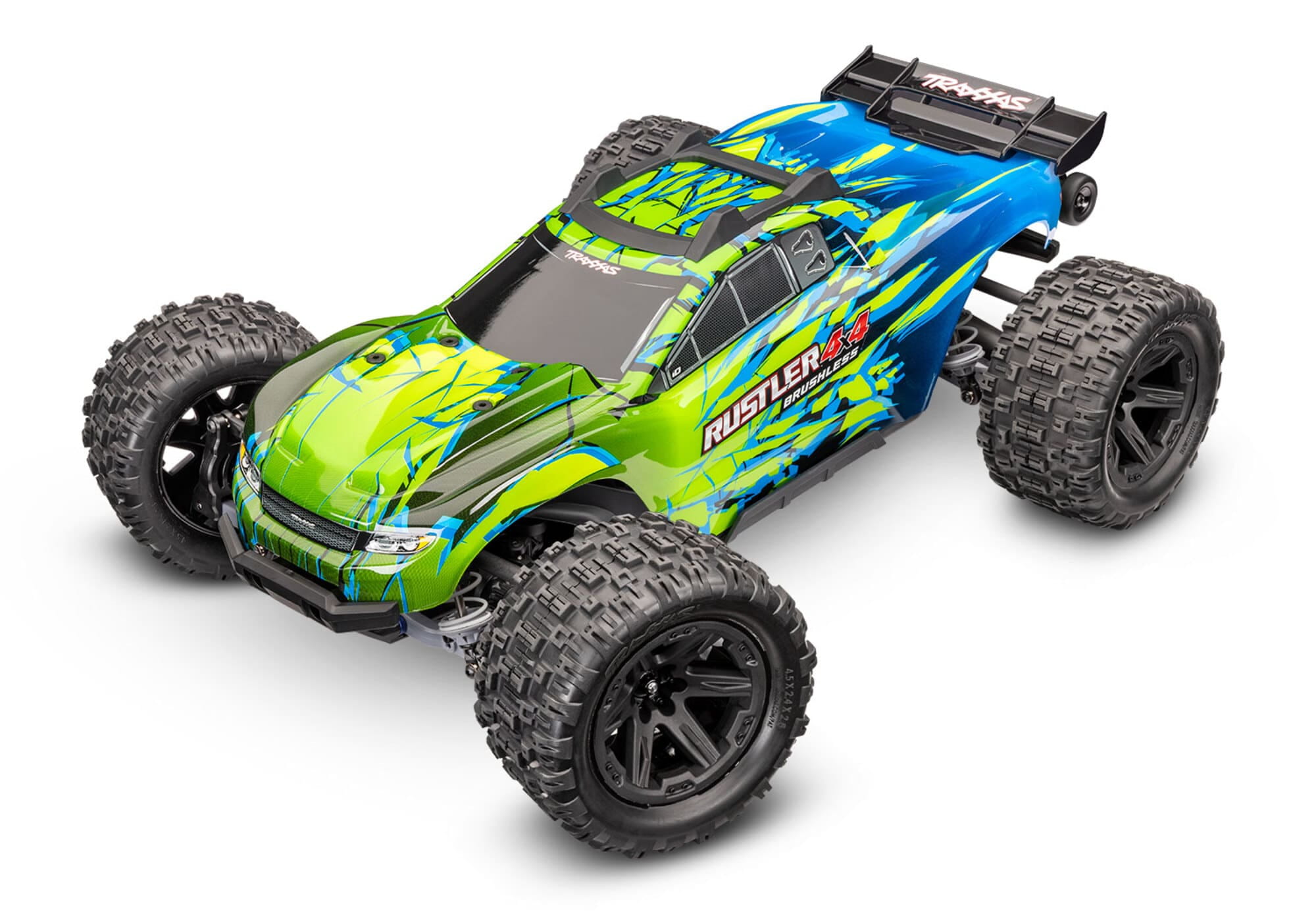 Traxxas Rustler 1:10 4X4 Stadium Truck Grün RTR VX3 Brushless HD