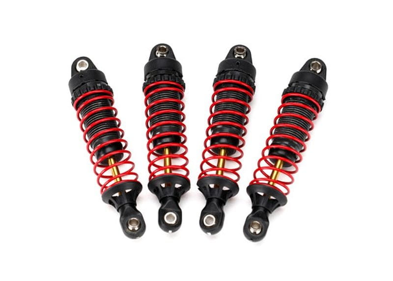 Traxxas Alu-Stossdaempfer-Set _4_ PTFE-Beschichtung _ TIN-Kolbenstange - RC-Zubehoer