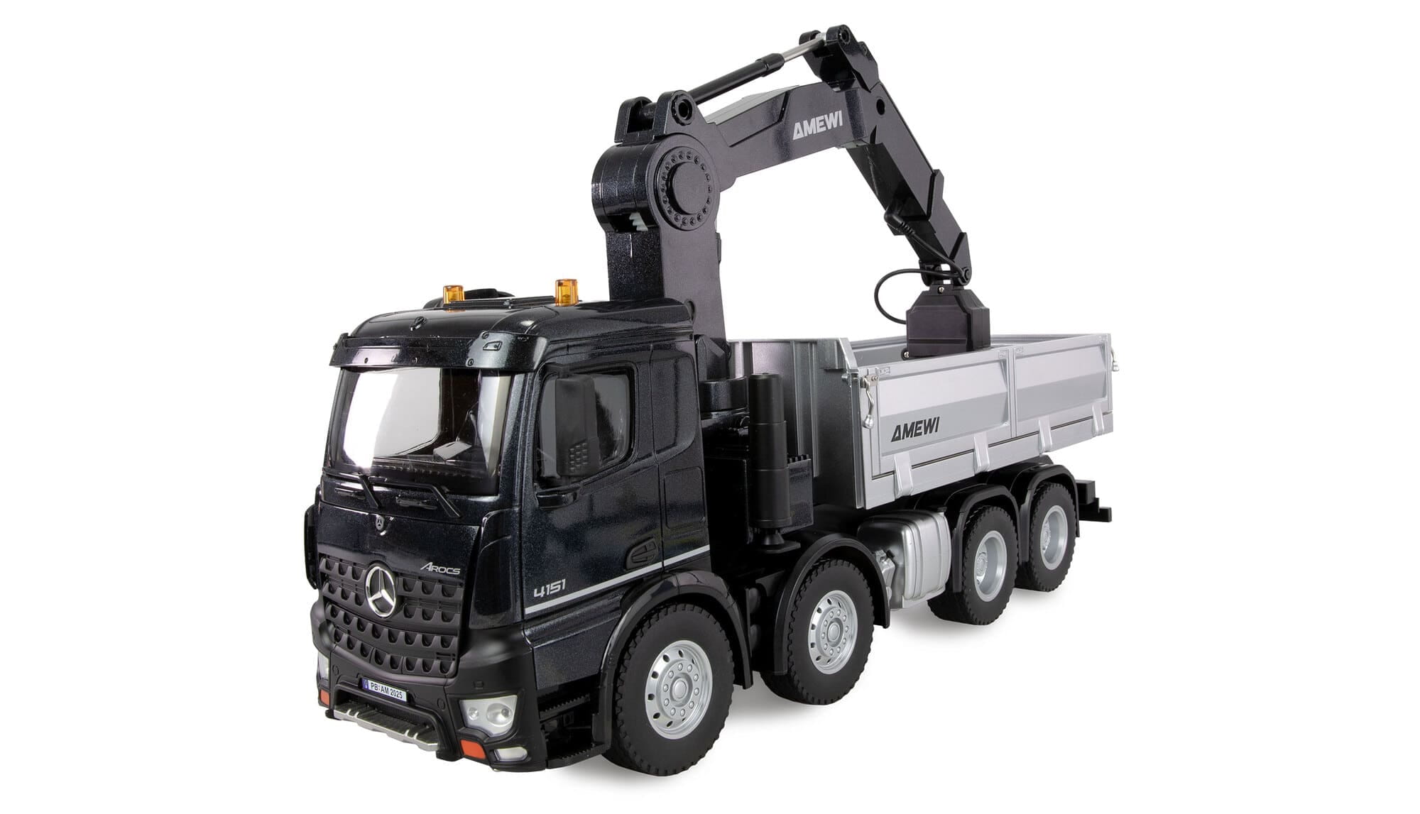Amewi Mercedes-Benz Arocs Kranwagen 22716 RC Truck 1_18 mit Kipper