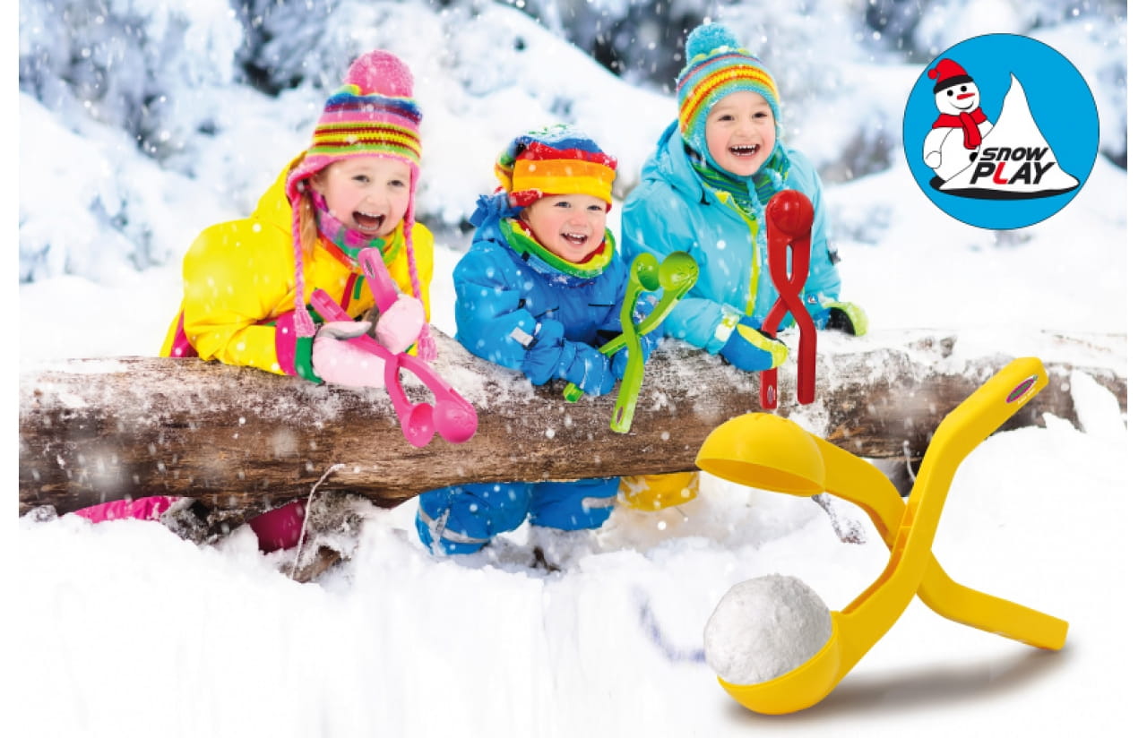 Jamara Snow Play Schneeballzange 38cm gelb Jamara Snow Play Schneeballzange 38cm gelb