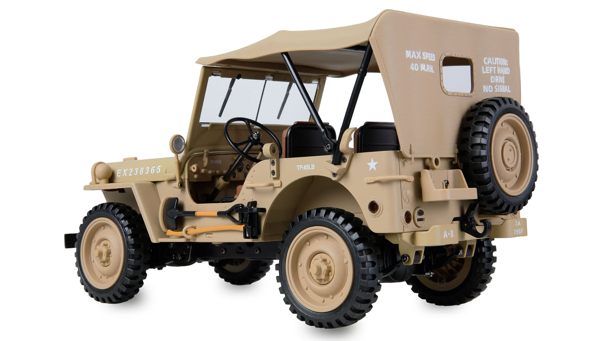 Amewi Jeep Willys MB 1_14 Scale Crawler 4WD RTR sand