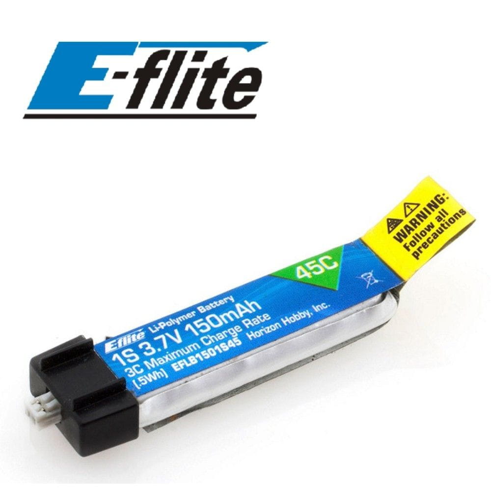 E-flite Lipo Akku 150mAh 1S 45C 3.7V 3C Charge Rate E-flite Lipo Akku 150mAh 1S 45C 3.7V 3C Charge Rate