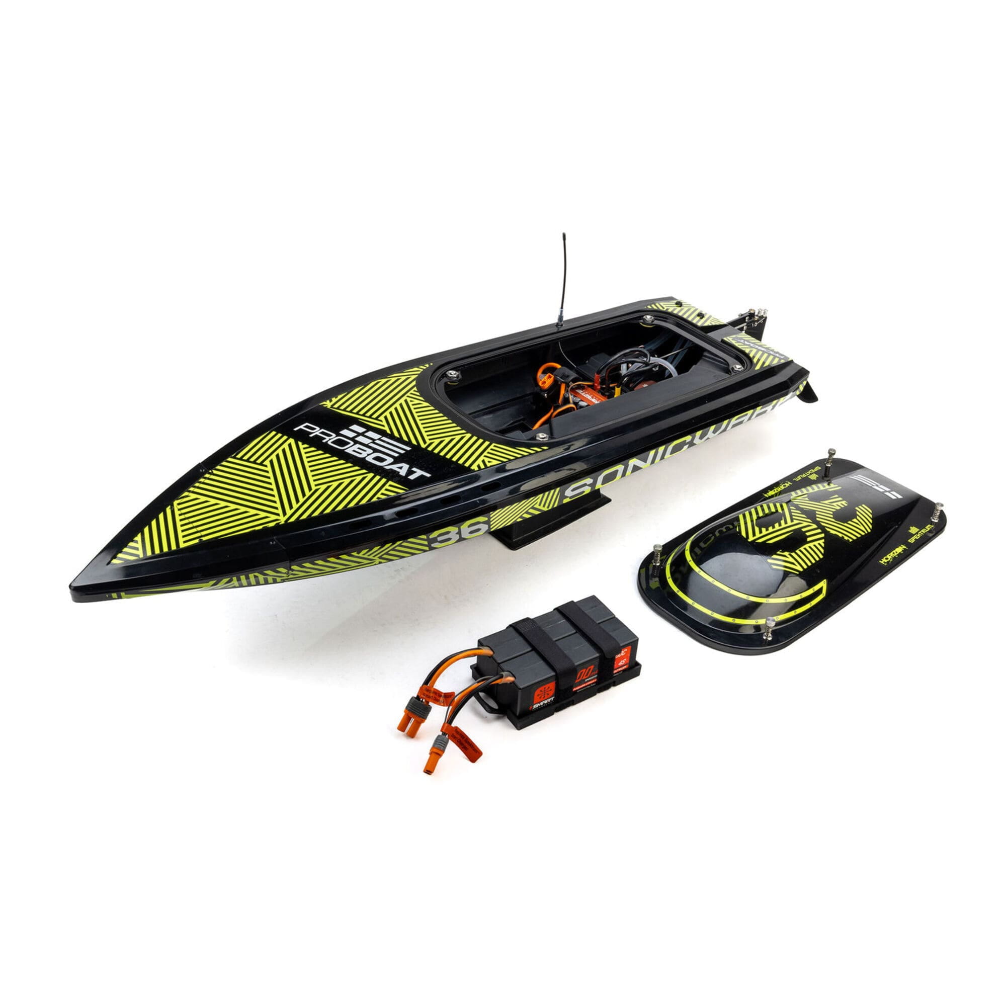 Pro Boat Sonicwake 36 V3 RTR Deep V Brushless schwarzRC Boot