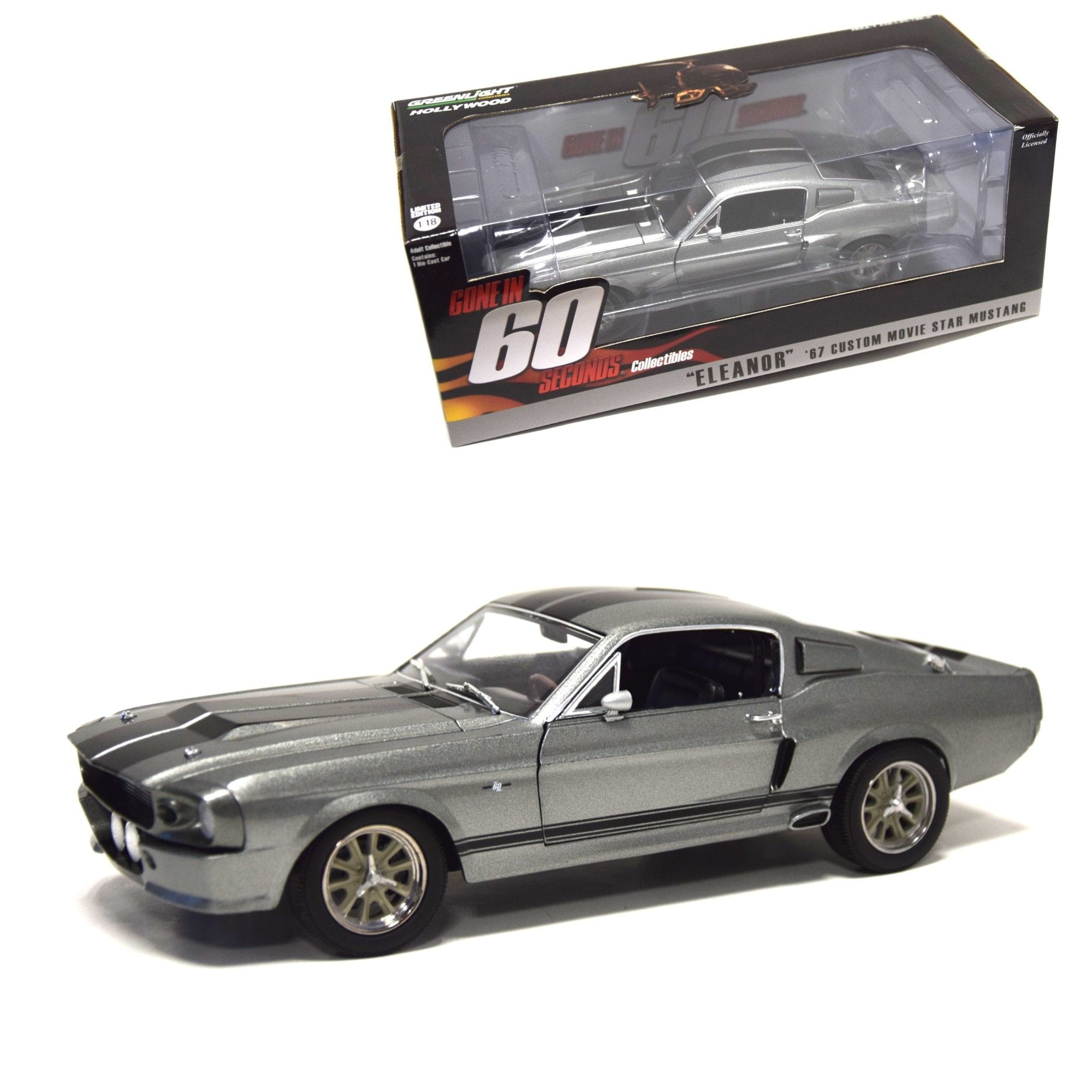 Ford Mustang Shelby GT500 Eleanor 1967 Modellauto von Greenlight Ford Mustang Shelby GT500 Eleanor 1967 Modellauto 1-18 von Greenlight