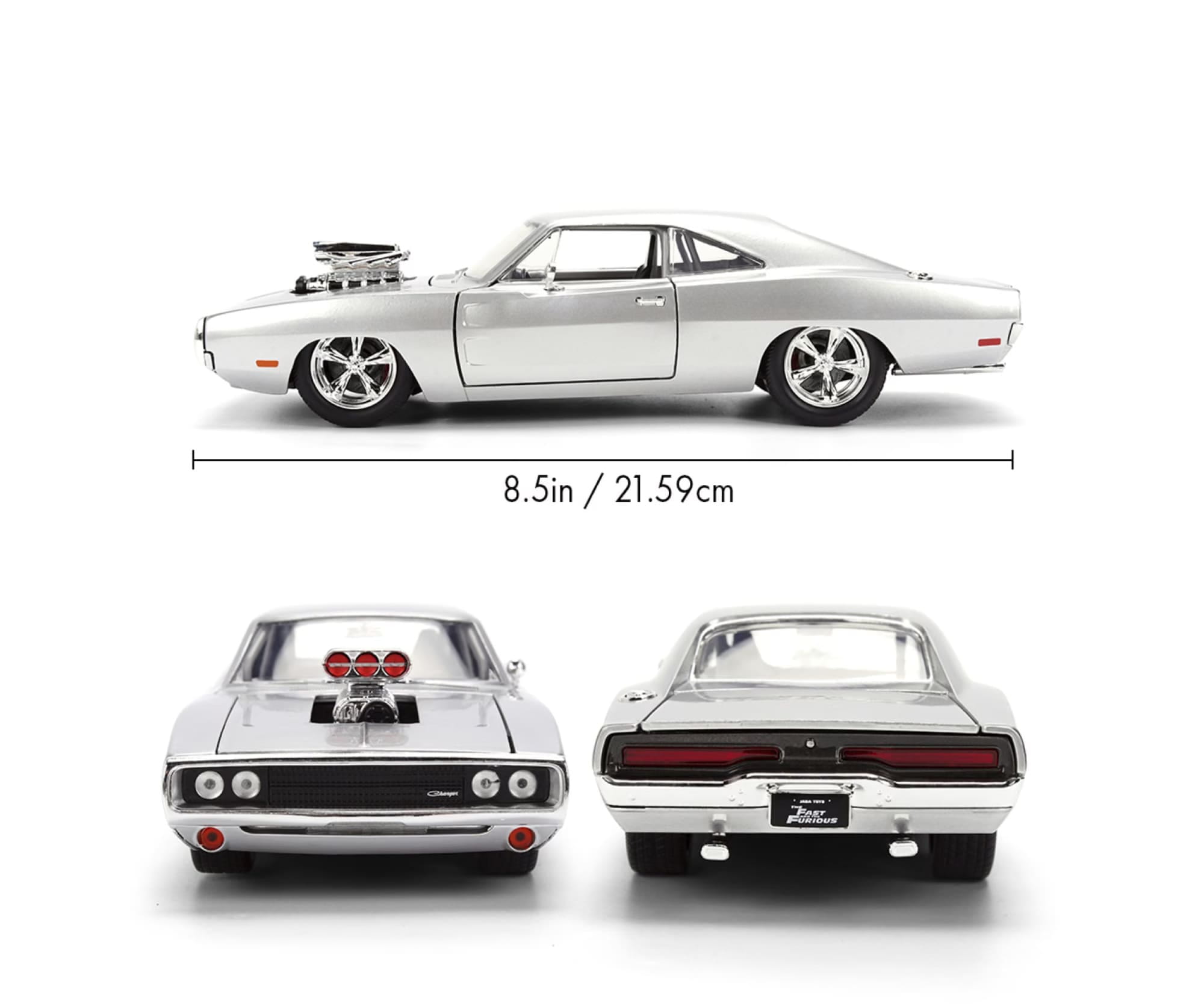 Jada Toys Fast _ Furious Anniversary Dom's Dodge Charger R_T 1_24 Silber