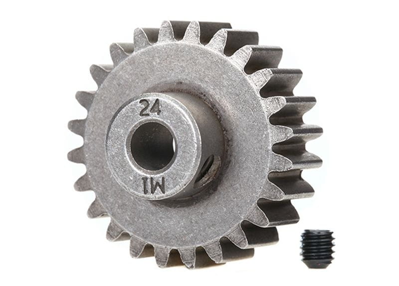 Traxxas Gear_ 24-T pinion _1.0 metric pitch_ _fits 5mm shaft__ set s - RC-Zubehoer