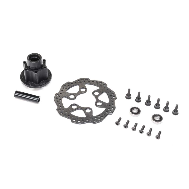 Losi Complete Front Hub Assembly_ Motorrad Promoto-MX - RC-Zubehoer