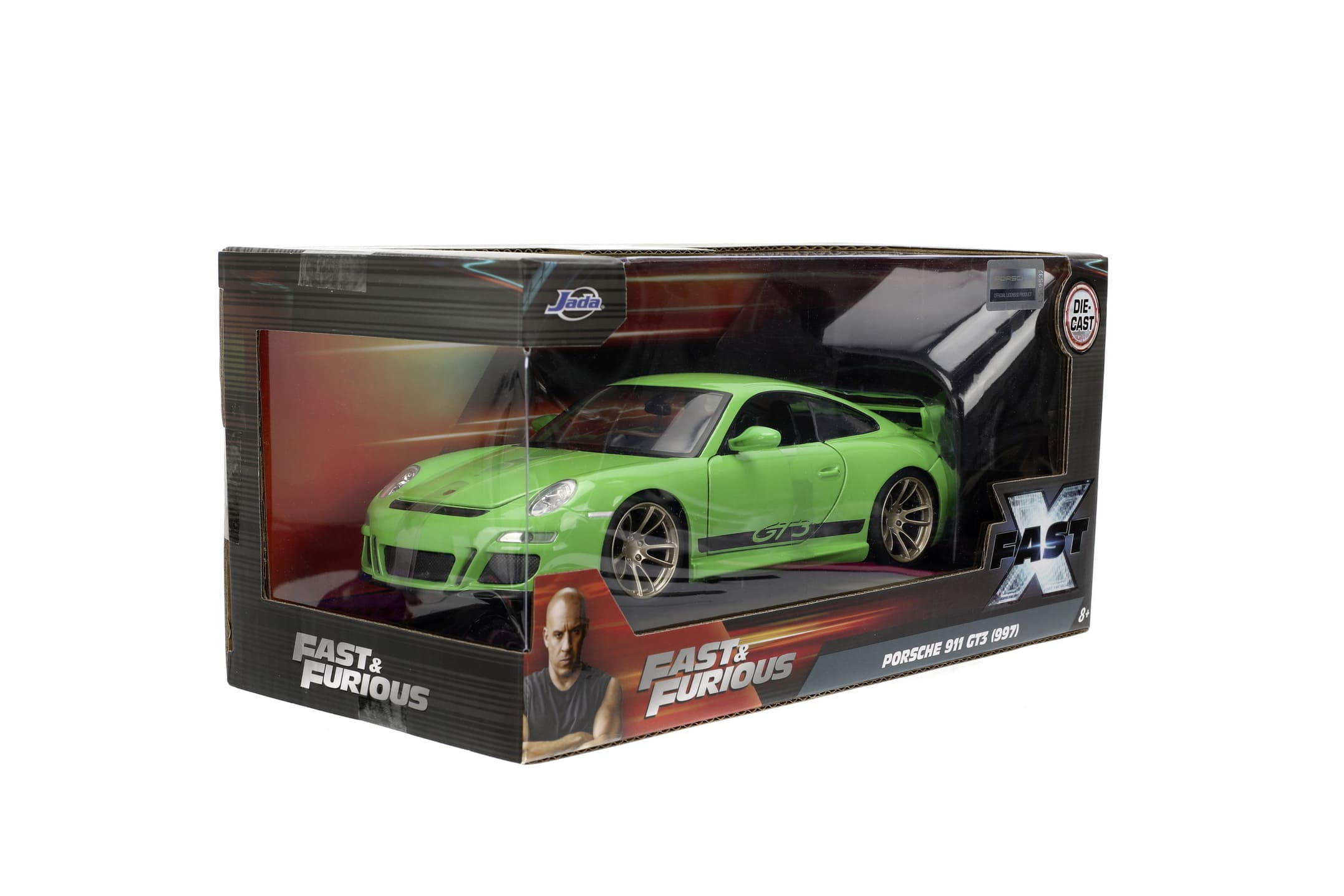 Jada Toys Porsche 911 GT3 2007 1_24 Fast _ Furious Modellauto Gruen_