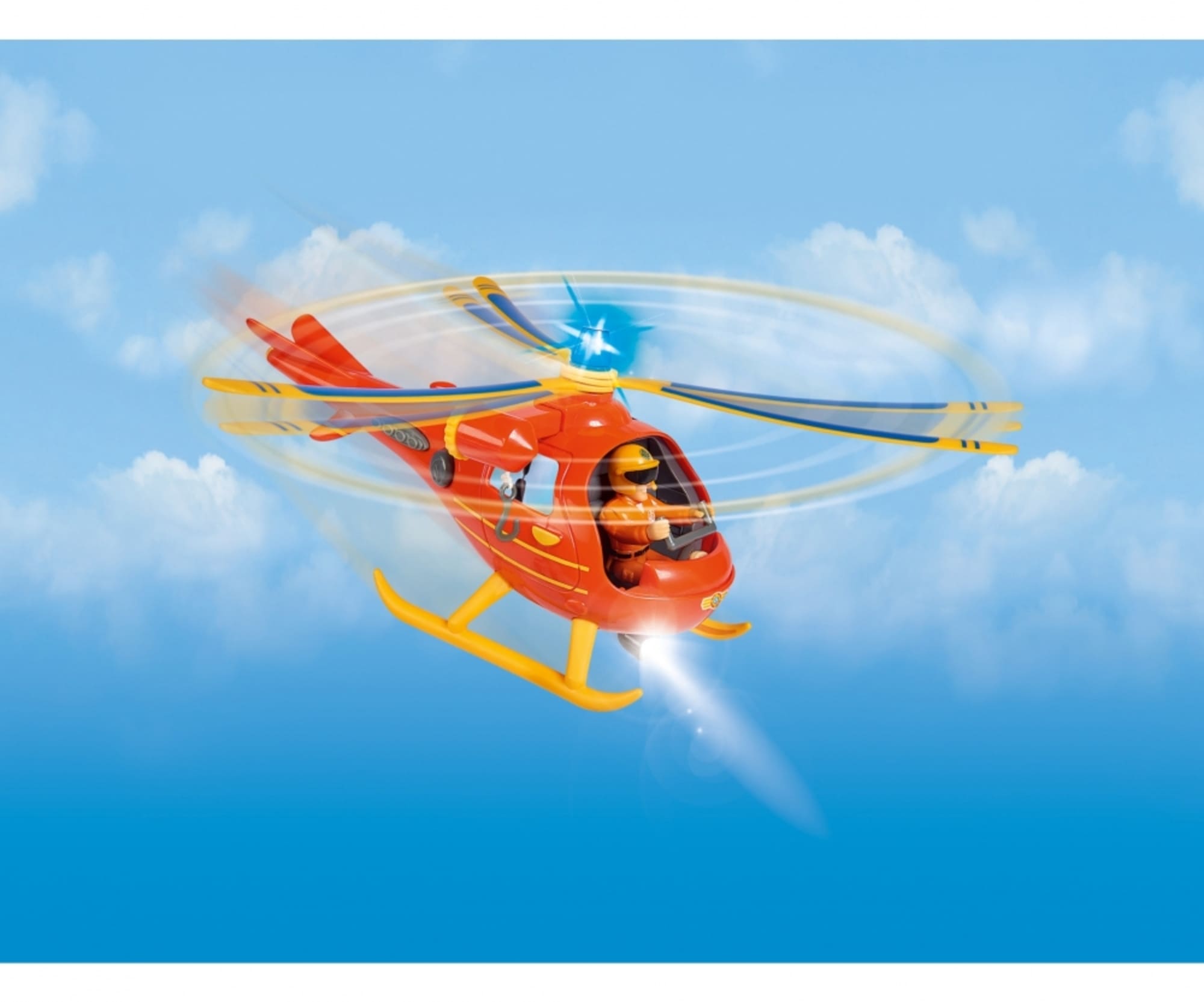 Simba Toys Sam Hubschrauber Wallaby mit Figur