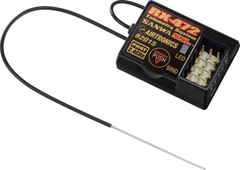Sanwa RX-472 FH4/FH3 SSL Funktion 4 Kanal Empfänger