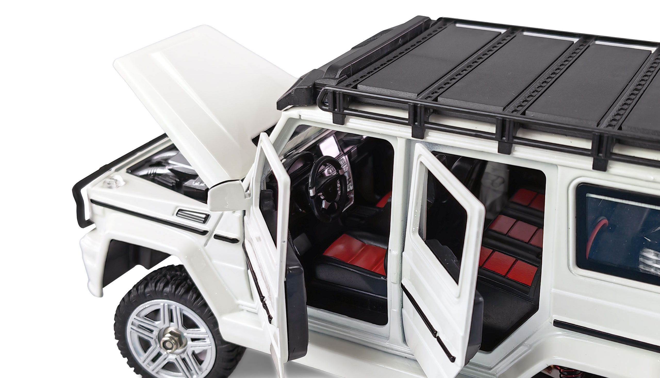 Amewi Scale Crawler BRX24 Metall 4WD 1:24 RTR weiß