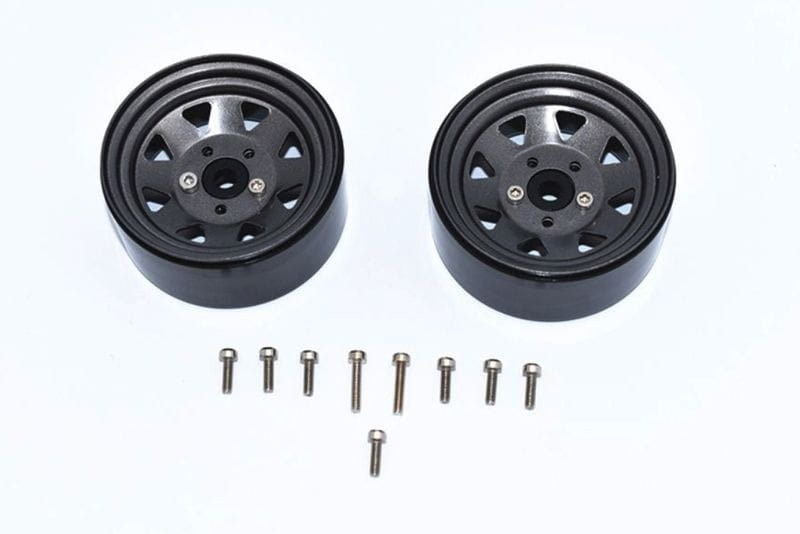 GPM Alu Felge 1.9 grau_schwarz fuer Traxxas TRX4 - 6 - RC-Zubehoer GPM Alu Felge 1.9 grau_schwarz fuer Traxxas TRX4 - 6 - RC-Zubehoer