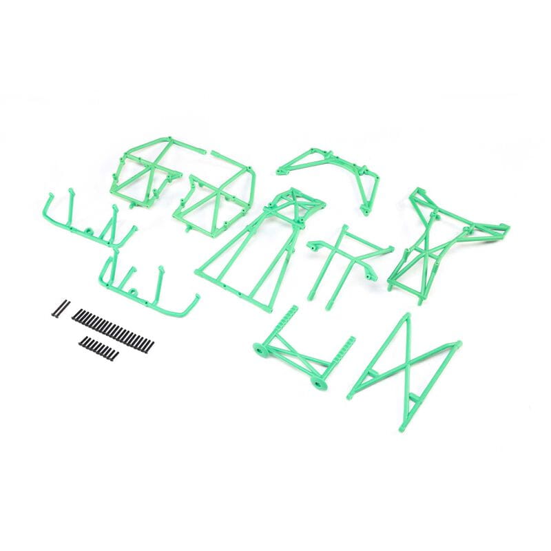 Losi Cage Set_ Complete_ Green_ LMT - RC-Zubehoer