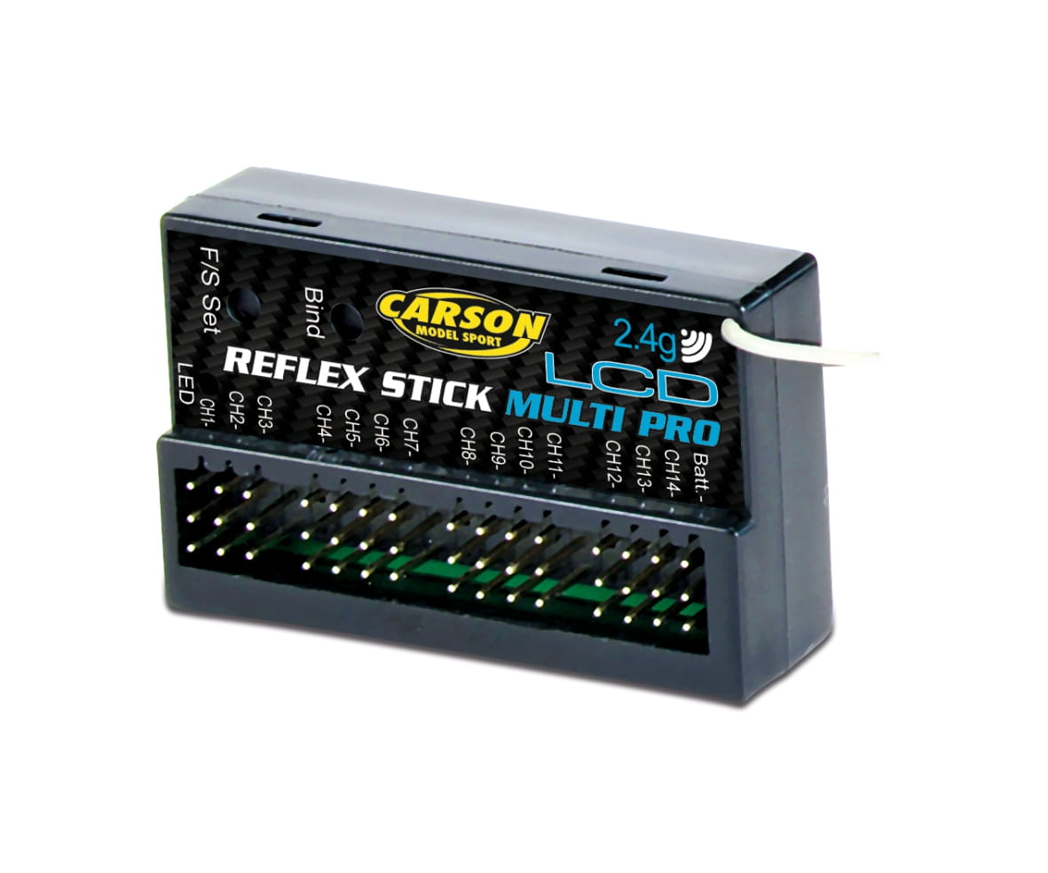 Carson Empfäng. Reflex Stick Multi Pro LCD 2.4G